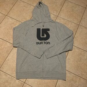 Burton men’s hoodie. Light grey. 2XL.